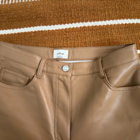 Aritzia Leather Pants - Picture 2 of 4